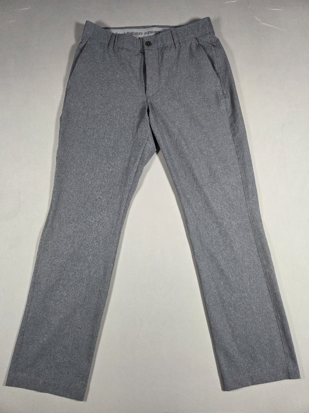 Under Armour Men's Gray Performance Golf Pants Size 32x30 Excellent Condition